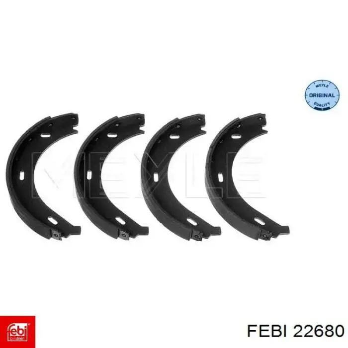22680 Febi Тормозные колодки ручника