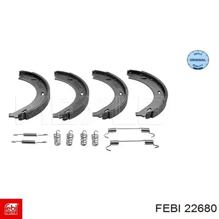 Тормозные колодки стояночного тормоза Febi 22680 цена, от 13.90 USD