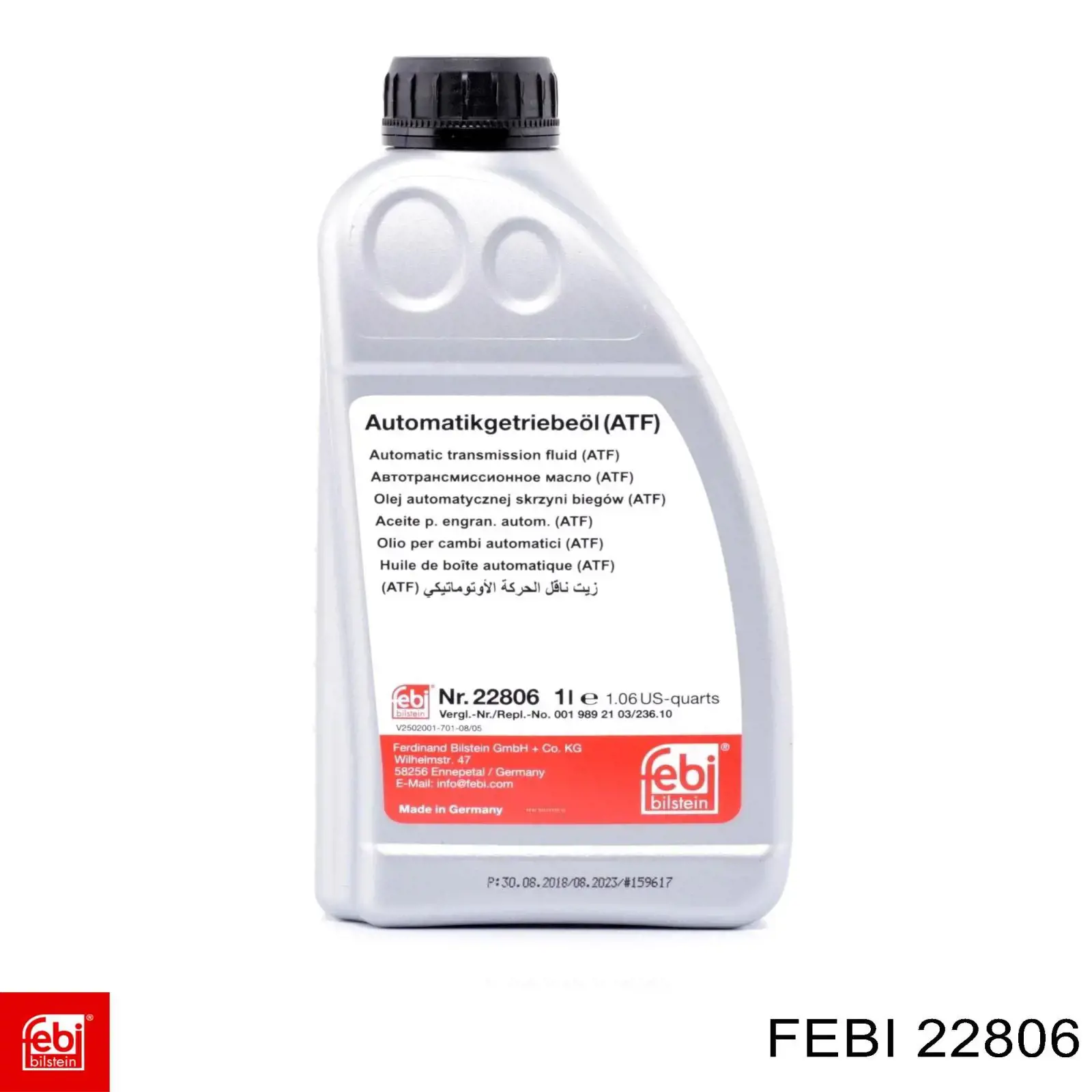 22806 Febi Масло в коробку передач