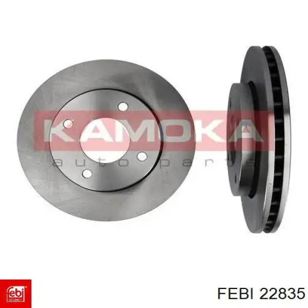 Тормоз дисковый передний Febi 22835 цена, от 36.51 USD
