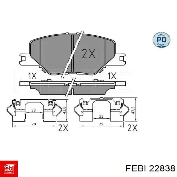  Febi 22838 цена, от 8.34 USD