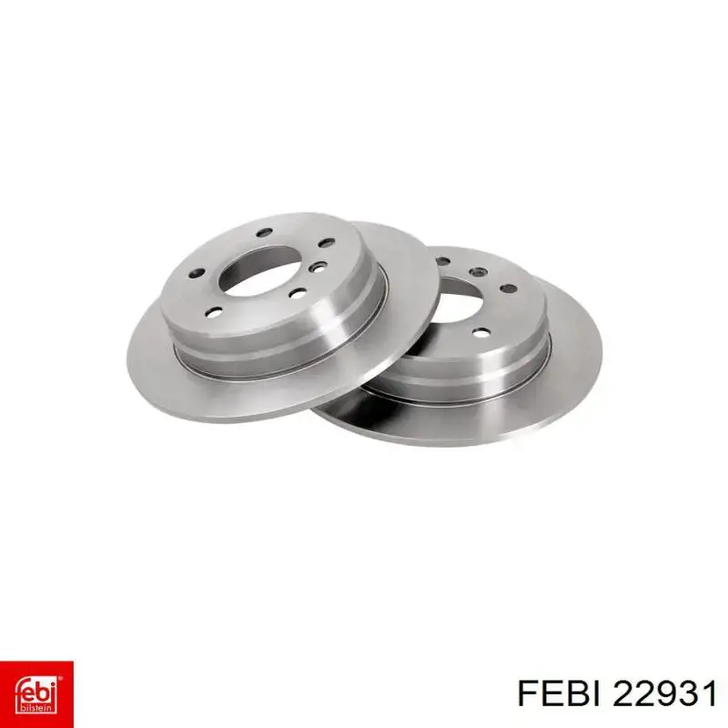 Купить 22931 Febi Диск тормозной задний