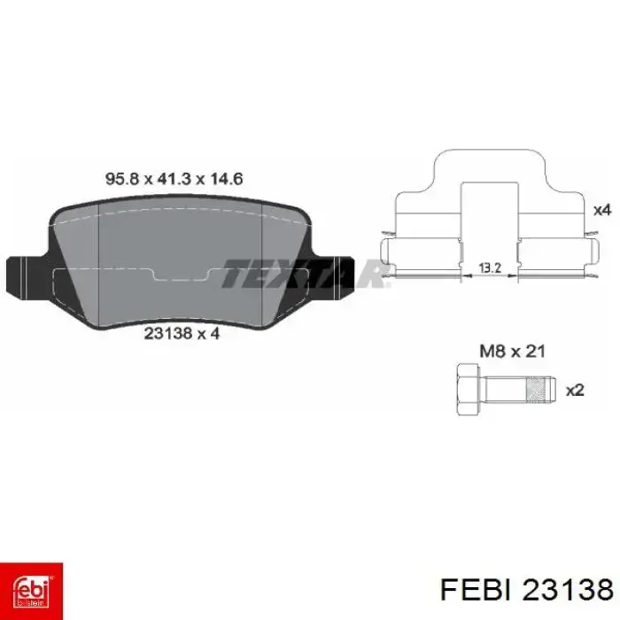 Подушка КПП Febi 23138