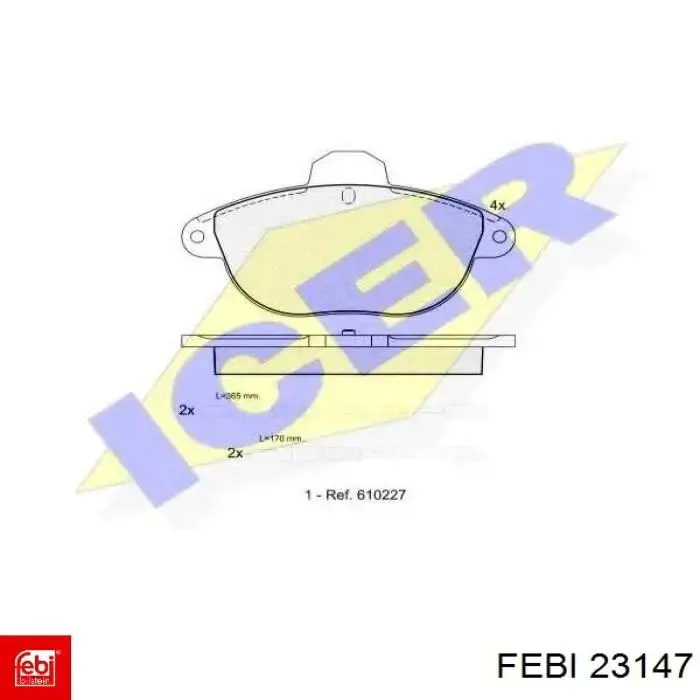 Растяжка задней подвески Febi 23147 цена, от 24.03 USD
