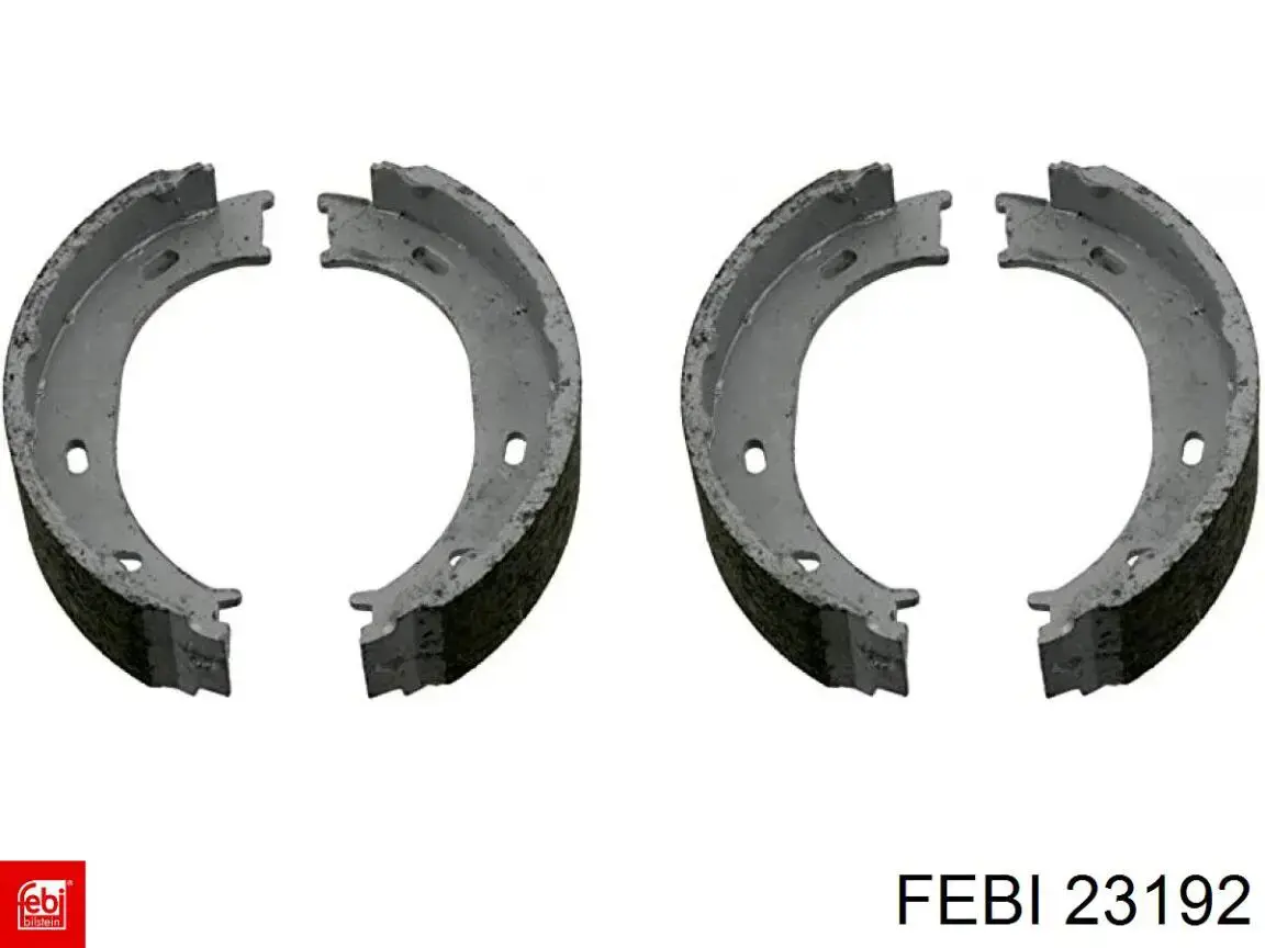 Juego de zapatas de frenos, freno de estacionamiento 23192 Febi