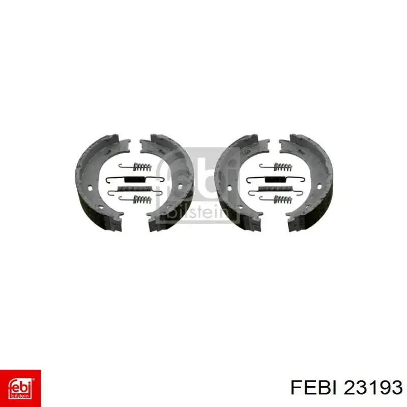 Тормозные колодки стояночного тормоза Febi 23193 цена, от 19.18 USD