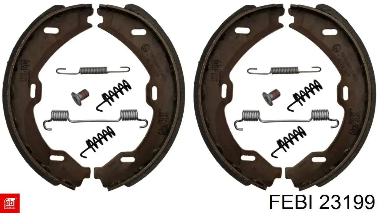 Колодки ручника 23199 Febi