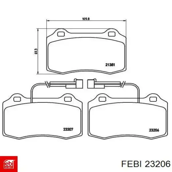 Крышка ГБЦ Febi 23206 цена, от 9.04 USD
