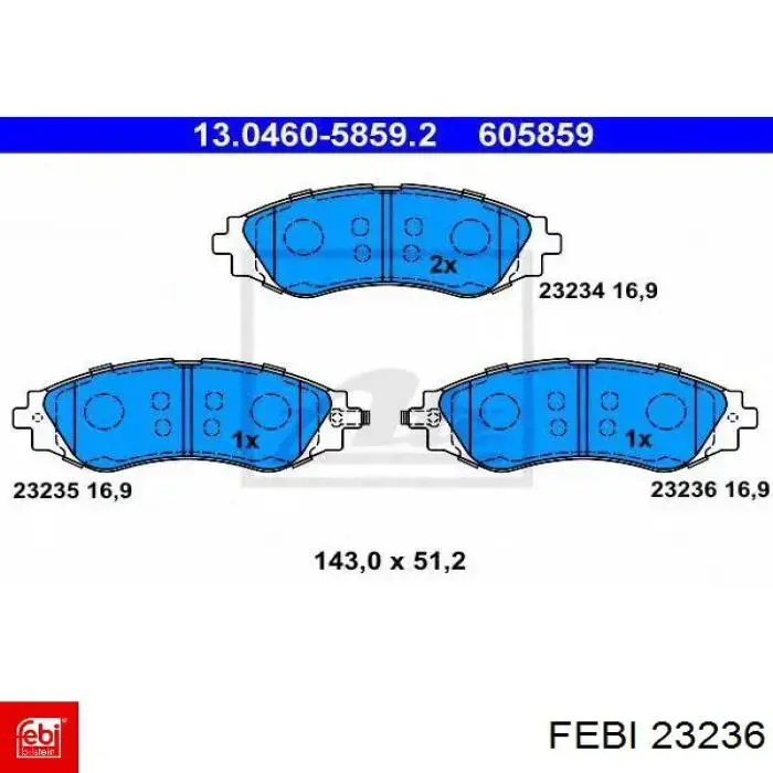Линк стабилизатора, переднего, левый Febi 23236 цена, от 19.92 USD