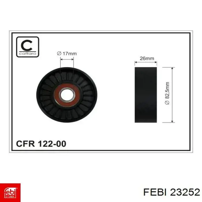 РМК рулеовго механизма Febi 23252 цена, от 28.41 USD