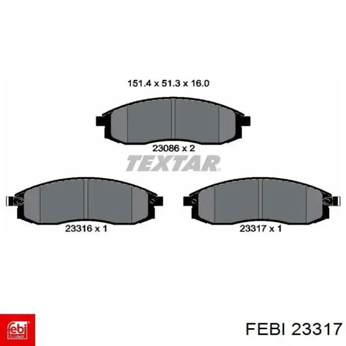 Сайлентблок заднего подрамника Febi 23317 цена, от 23.39 USD