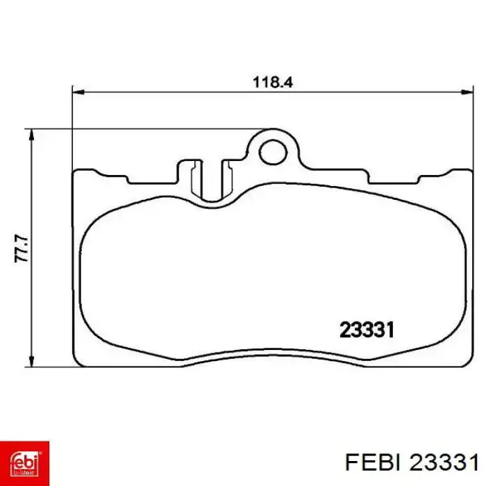 Compre 23331 Febi Rolamento de cubo dianteiro