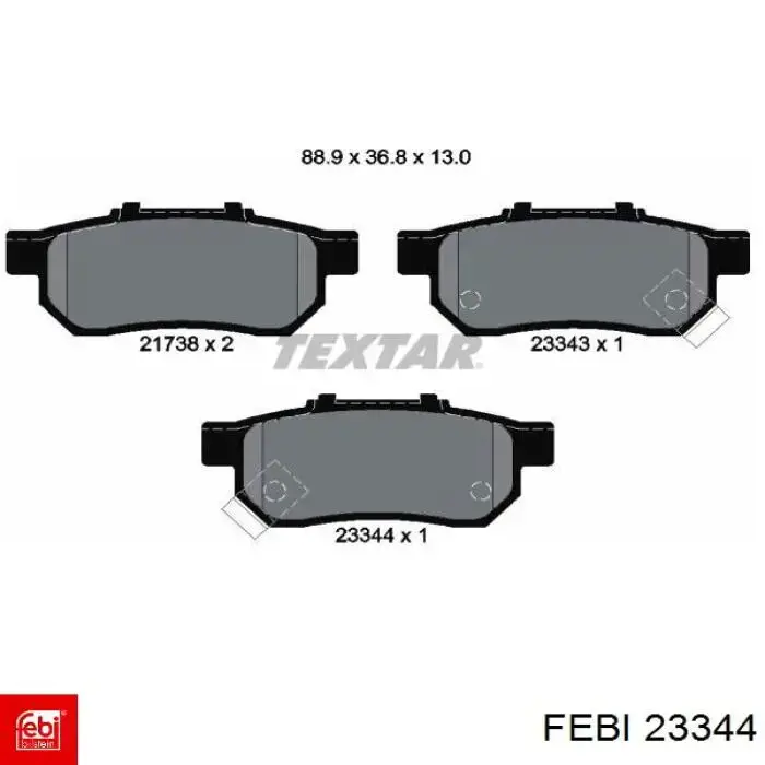 Кнопка подъемника задних стёкол Febi 23344 цена, от 2.88 USD