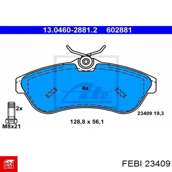 Фильтр воздушный отопителя Febi 23409 цена, от 9.13 USD