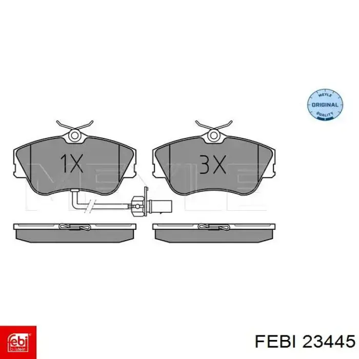 Зубчатый ремень Febi 23445 цена, от 28.22 USD
