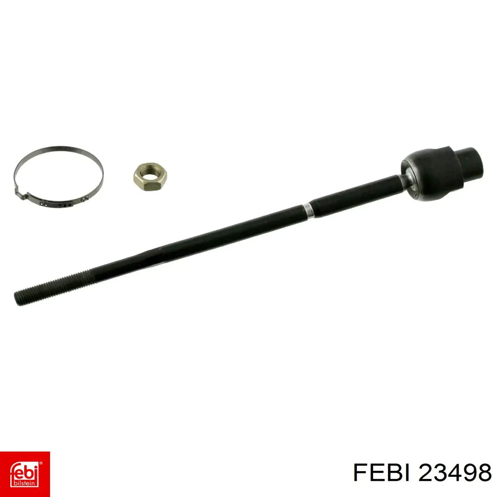 Sensor ABS trasero 23498 Febi