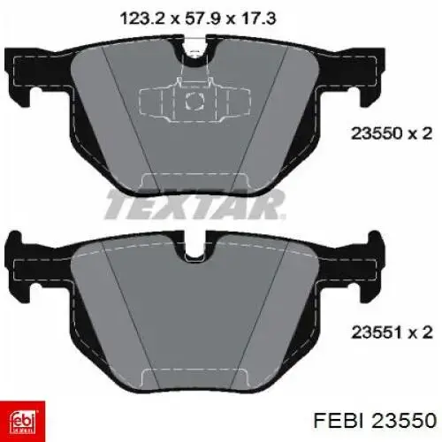 Тормоз дисковый передний Febi 23550 цена, от 52.28 USD