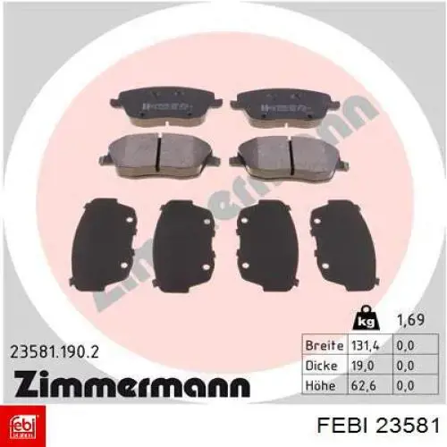 Фильтр воздушный отопителя Febi 23581 цена, от 4.55 USD