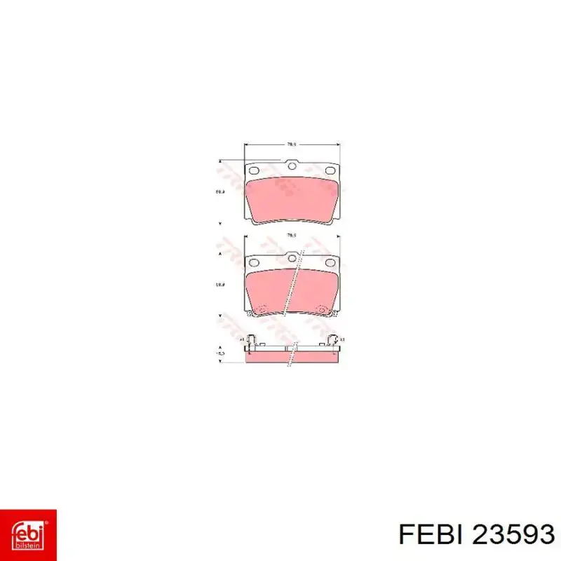 Купить 23593 Febi Тяга рулевая передней подвески продольная