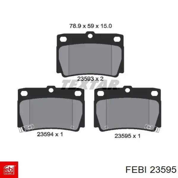 РМК рулеовго механизма Febi 23595 цена, от 23.61 USD