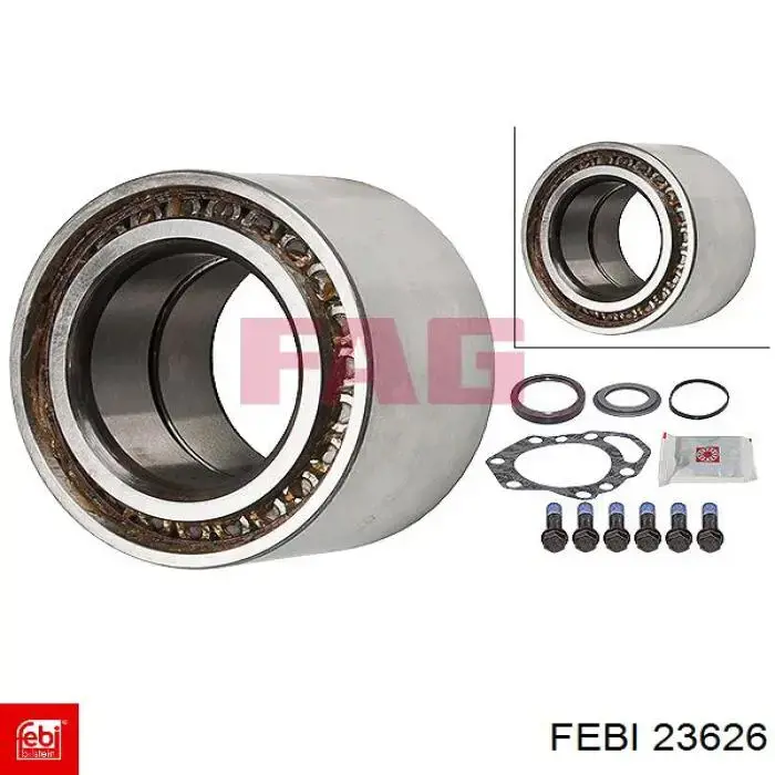 Комплект подшипника ступицы колеса Febi 23626 цена, от 23.08 USD