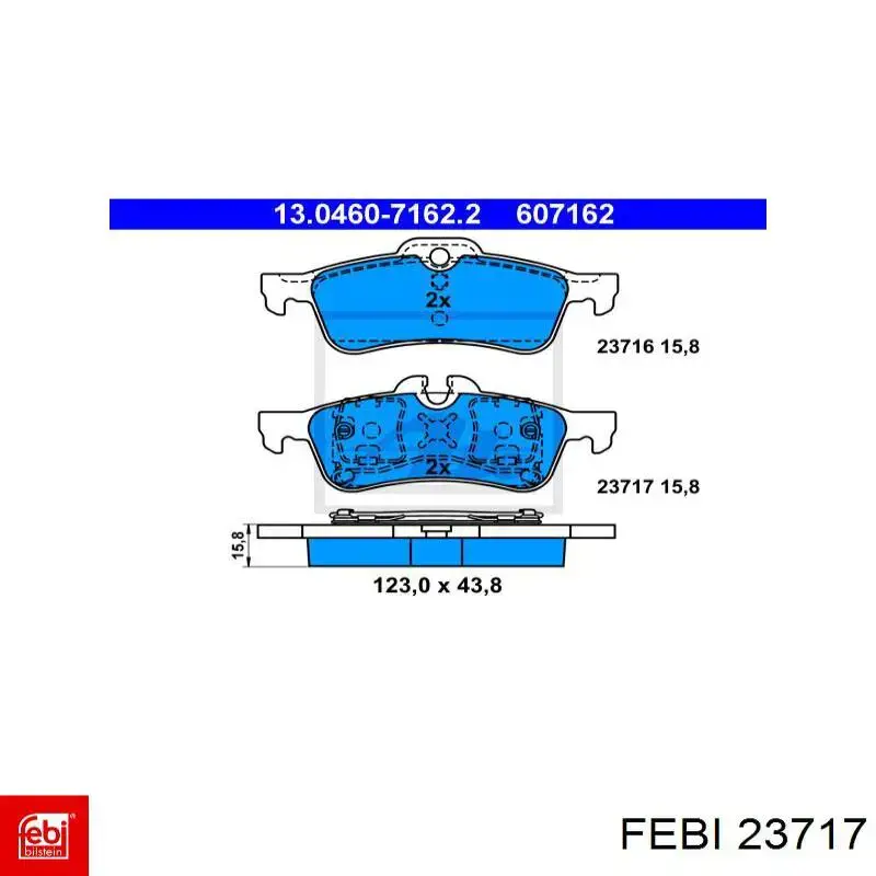 Фильтр воздушный отопителя Febi 23717 цена, от 7.35 USD