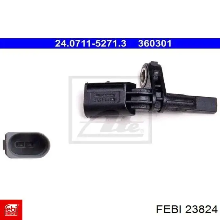 Купить 23824 Febi Датчик ABS передний левый