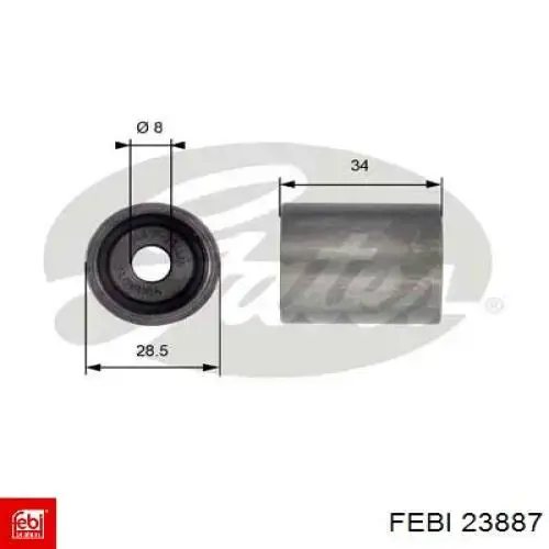 Купить 23887 Febi Наконечник рулевой тяги, внешний