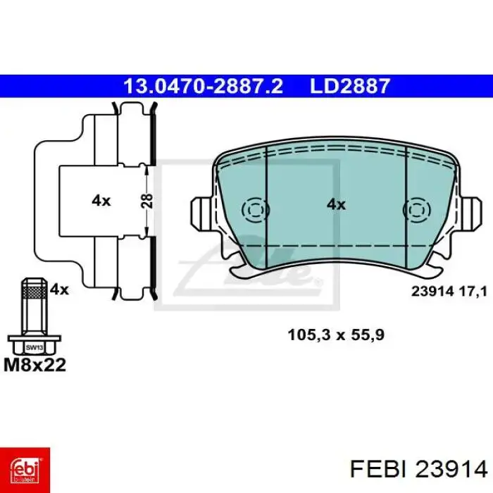 Купить 23914 Febi Фланец охлаждающей жидкости