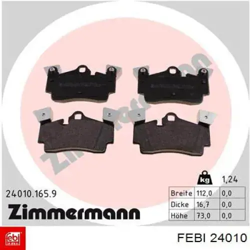 Прокладка крышки двигателя Febi 24010 цена, от 23.48 USD