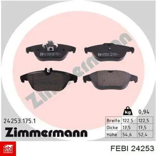 Компрессор, головка блока (TRUCK) Febi 24253 цена, от 120.81 USD