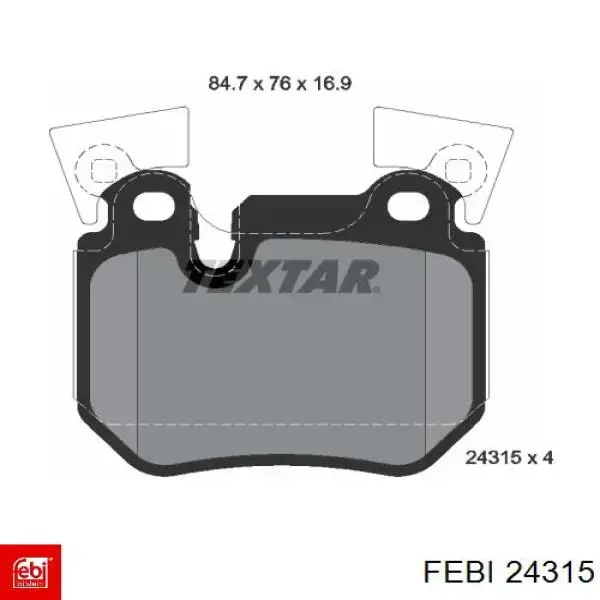 Compre 24315 Febi Rolamento de cubo dianteiro