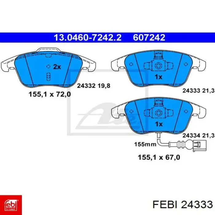 Купить 24333 Febi Насос охлаждения