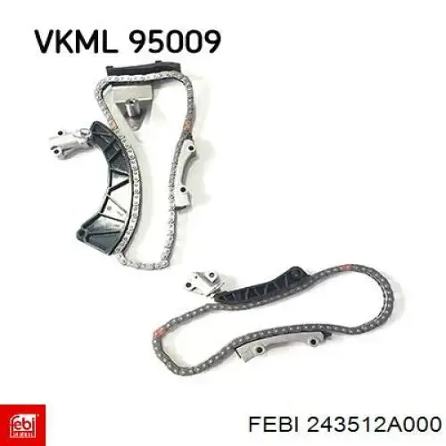 Купить 243512A000 Febi Цепь ГРМ, распредвала