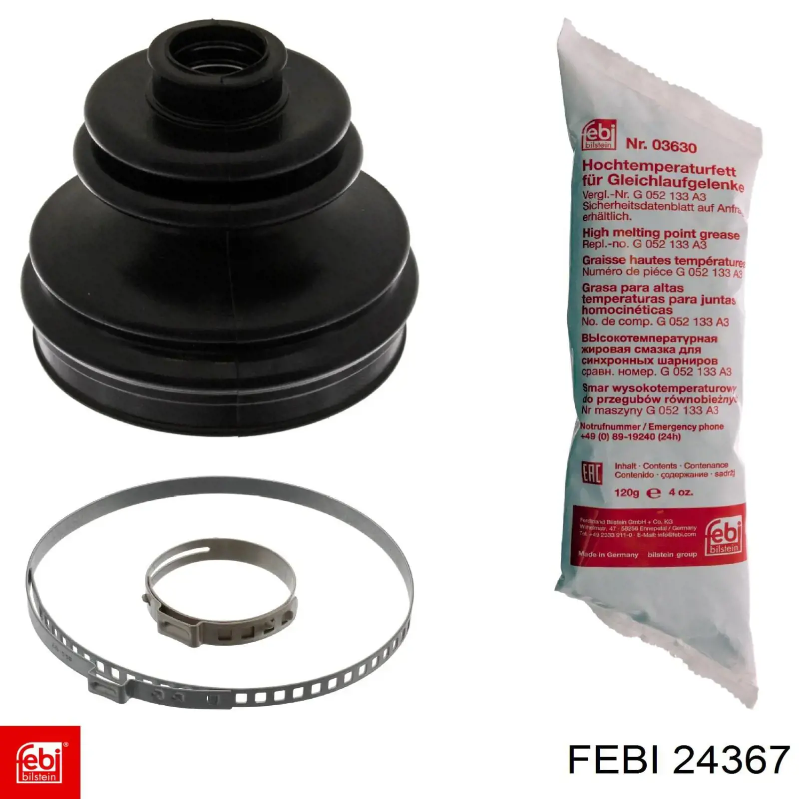 Зубчатый ремень Febi 24367 цена, от 22.88 USD