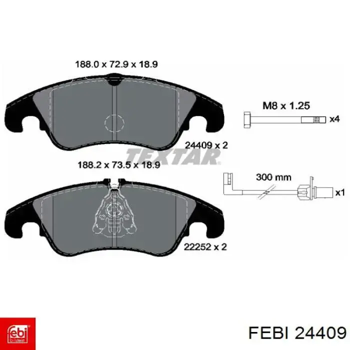 Паразитный ролик приводного ремня Febi 24409 цена, от 11.40 USD