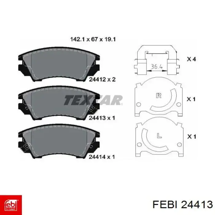 Инерционный шкив Febi 24413 цена, от 31.33 USD