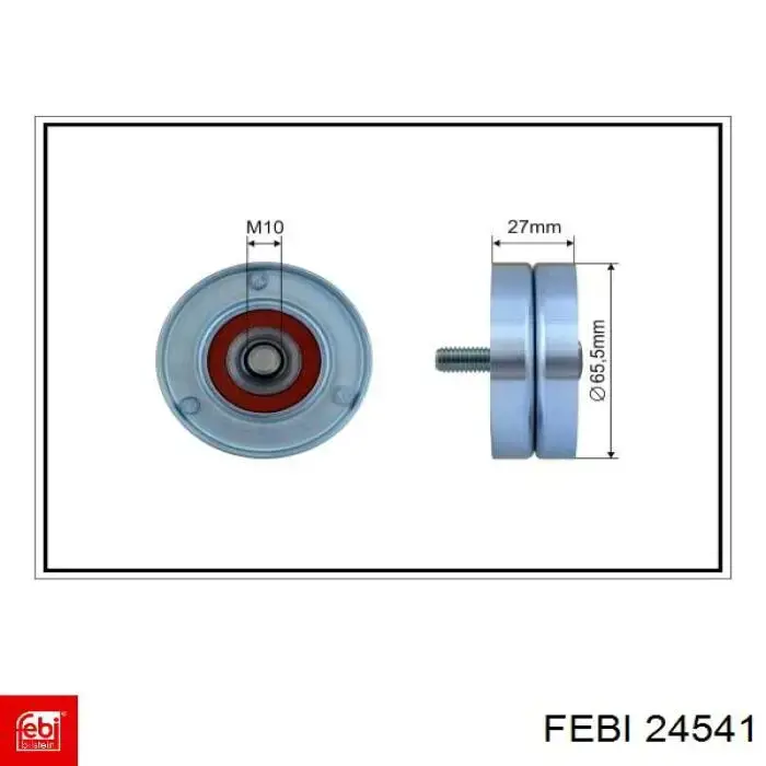 Натяжитель приводного ремня 24541 Febi