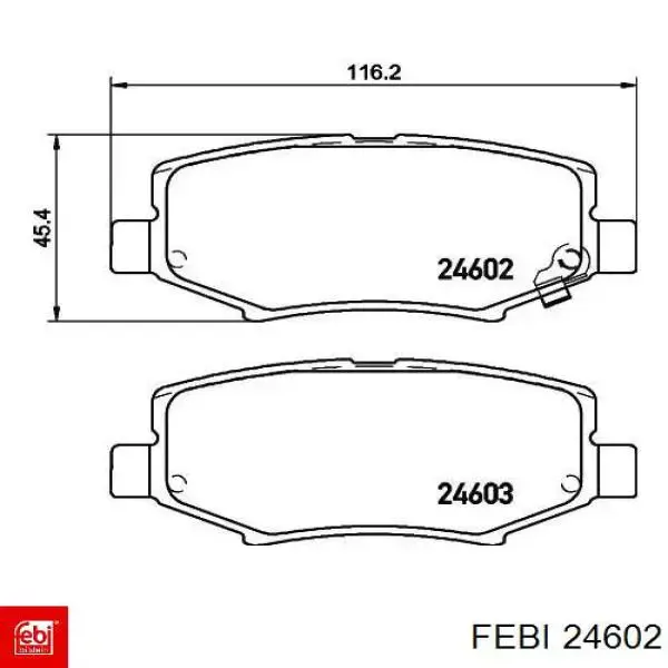Купить 24602 Febi Болт крепления маховика