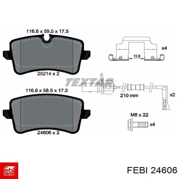 Ролик натяжителя Febi 24606