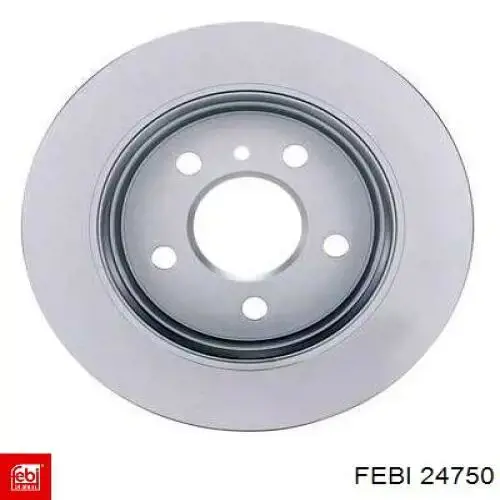 Купить 24750 Febi Диск тормозной задний