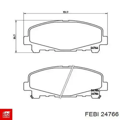 Комплект ГРМ 24766 Febi
