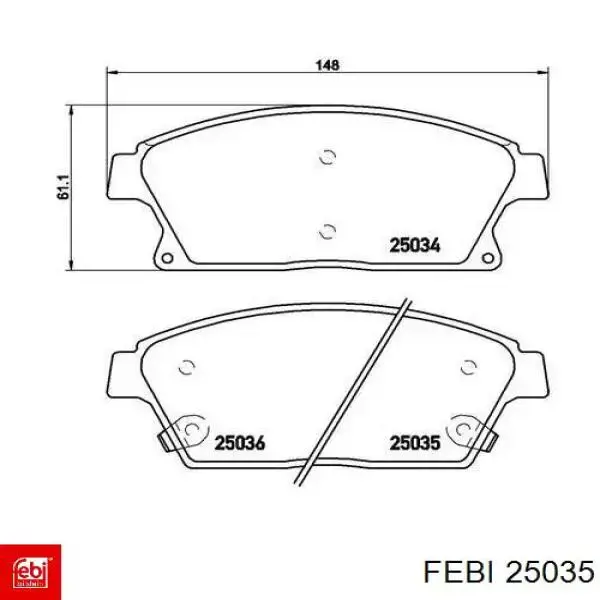 Купить 25035 Febi Шестерня привода коленвала двигателя
