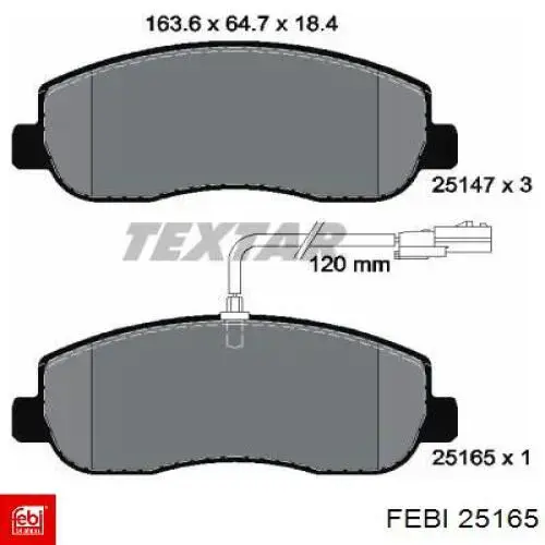 Цепь ГРМ верхняя Febi 25165 цена, от 26.34 USD