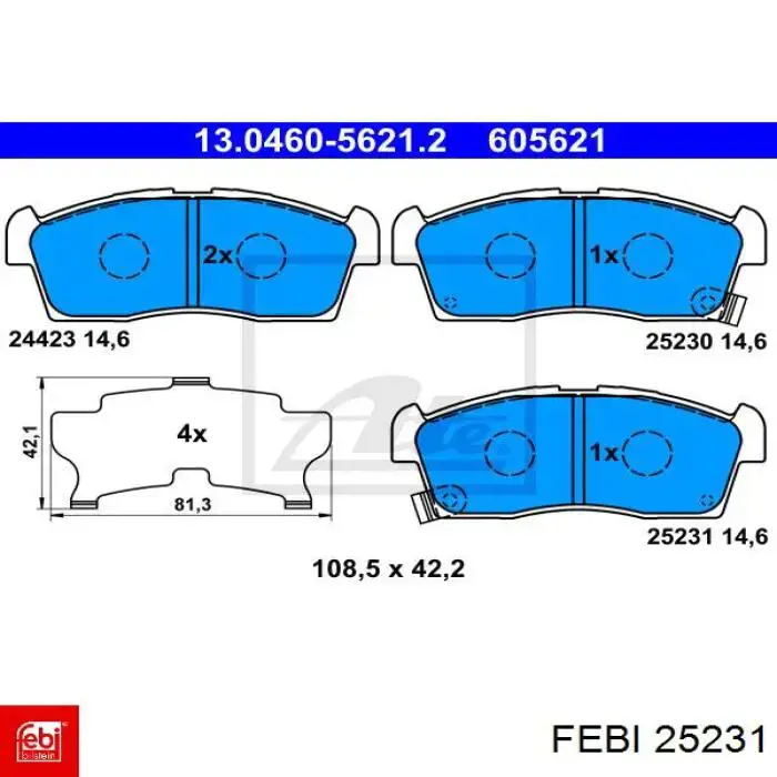 Шаровая опора, нижняя Febi 25231 цена, от 10.12 USD