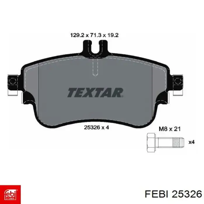 Успокоитель цепи ГРМ Febi 25326 цена, от 13.17 USD