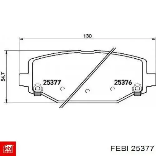 Купить 25377 Febi Цепь ГРМ, распредвала