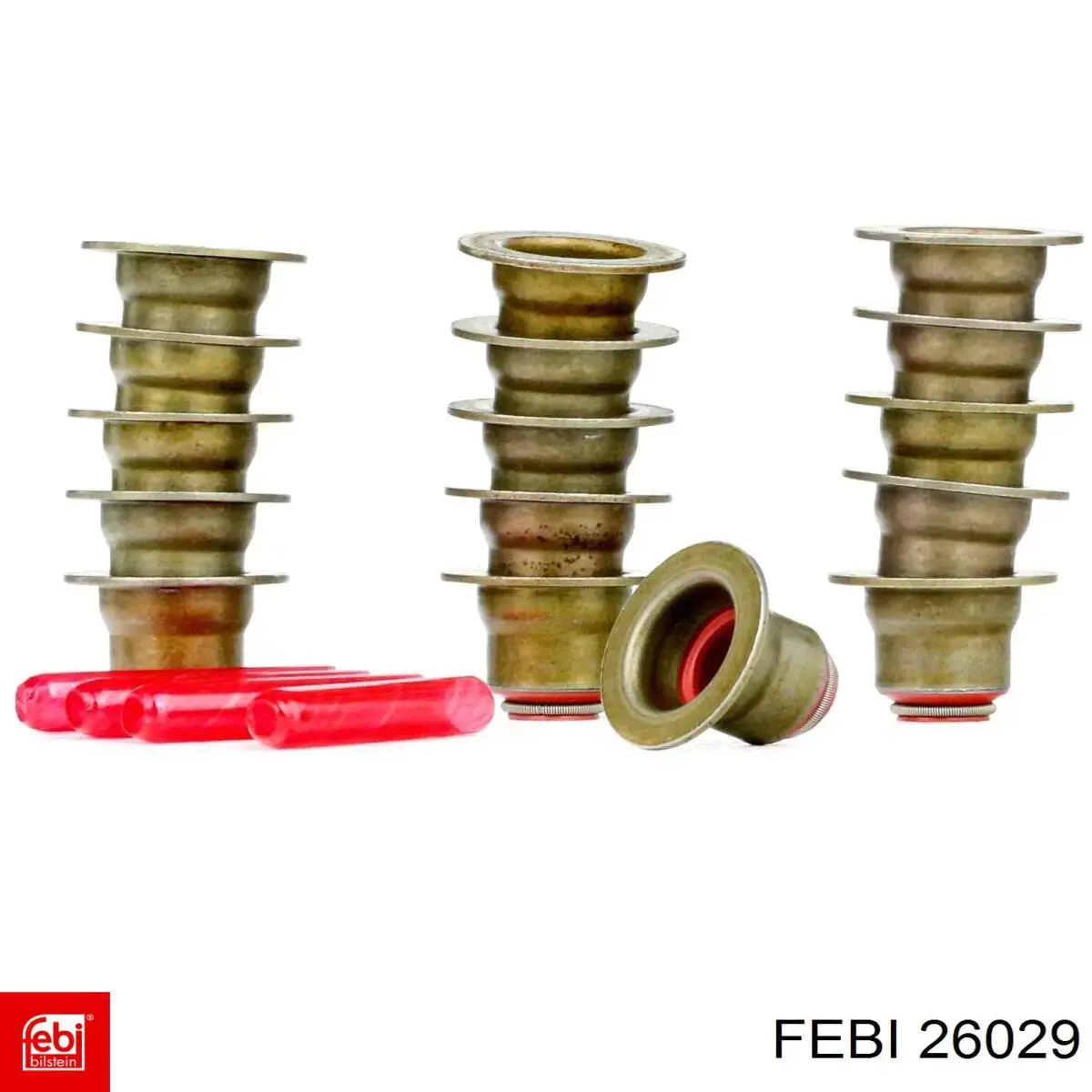 26029 Febi сальник клапана (маслосъемный, впуск/выпуск, комплект на мотор)