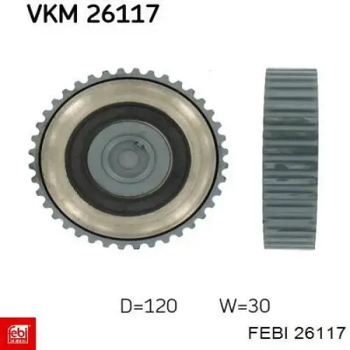 ГРМ ремни, комплект Febi 26117 цена, от 43.07 USD