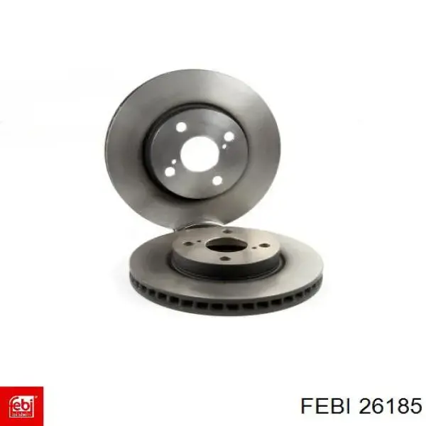 Тормоз дисковый передний Febi 26185 цена, от 32.26 USD